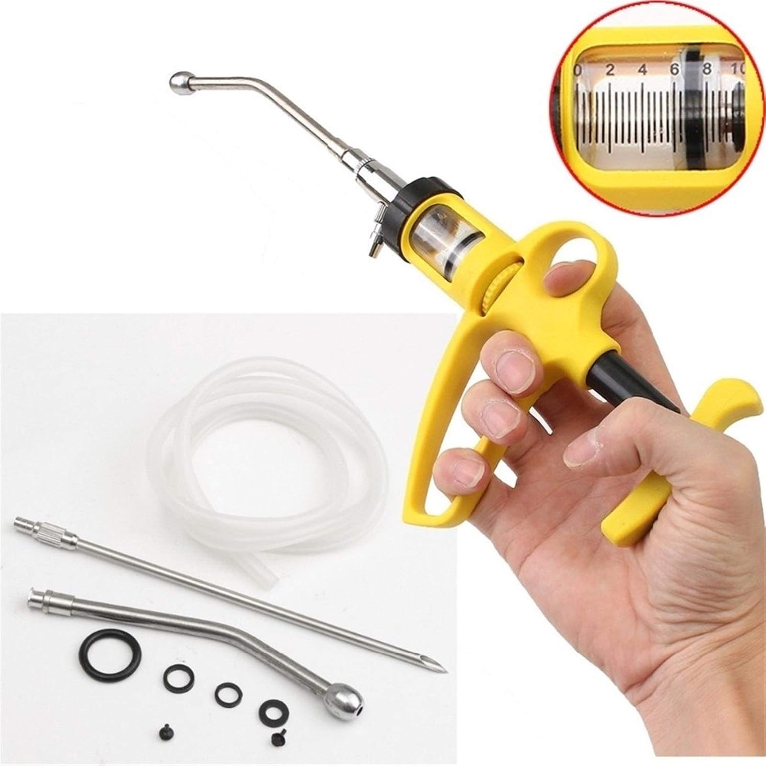 Veterinary Syringe Gun - 5ml/10ml Automatic Veterinary Continuous Syringe Injector