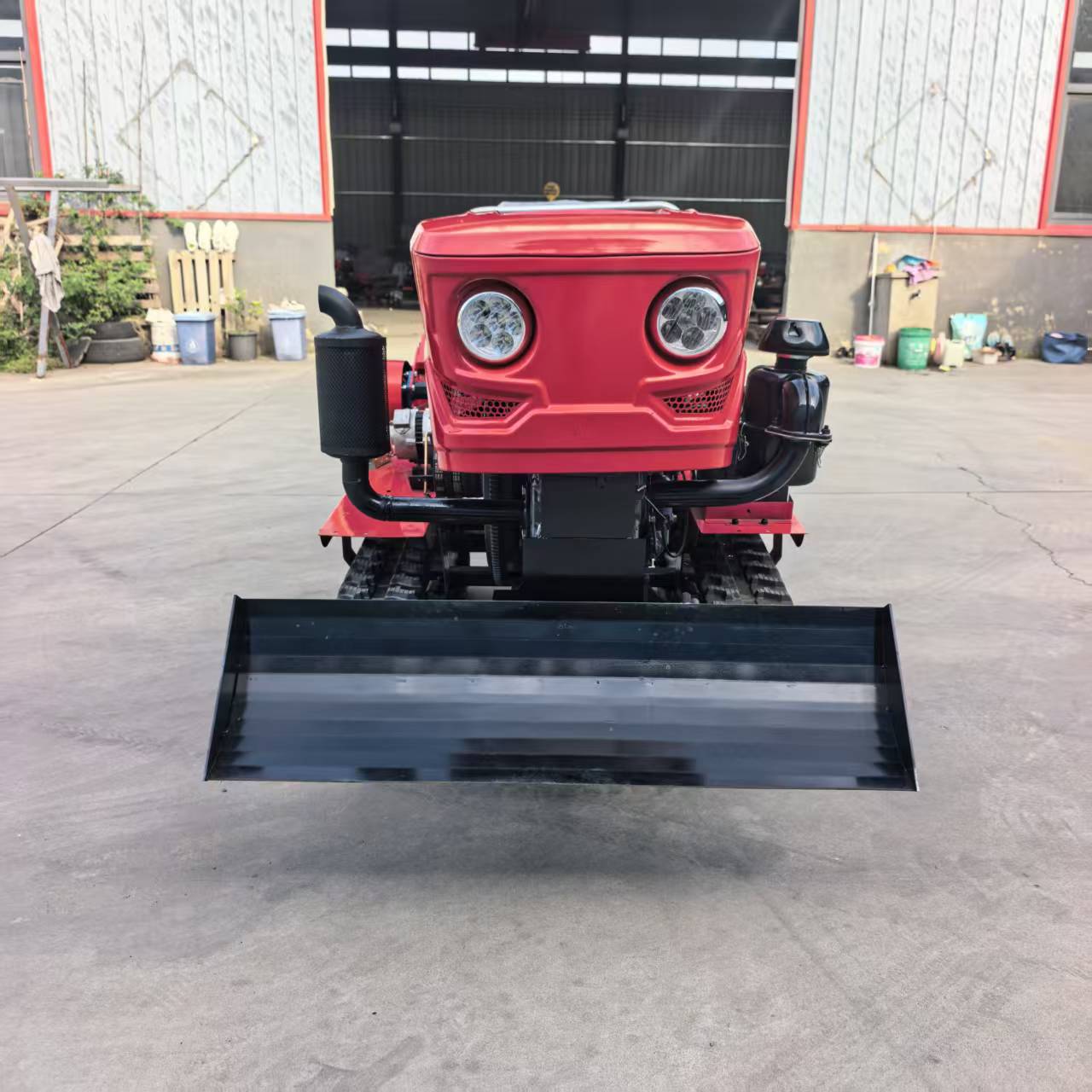Farming Agriculture Land - Compact Ride-on Crawler Mini Tractor Multifunctional