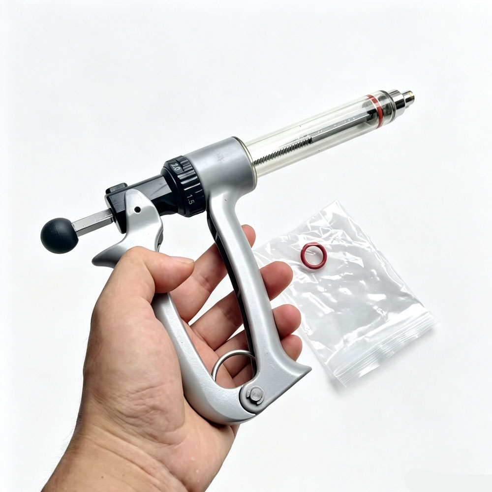 Veterinary Syringe Gun - 25/50ml Semiautomatic Continuous Syringe Veterinary Equipment