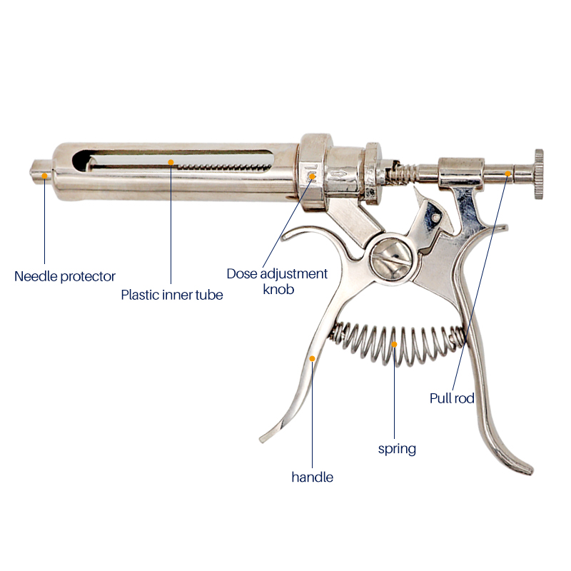 Thú Y Động Vật Continuos Phun  - đánh giá và giá Veterinary Syringe Gun