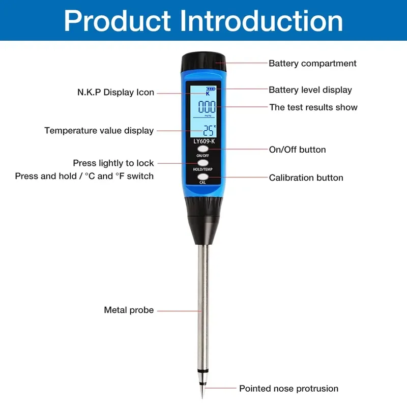 0-1999mg/kg Soil NPK Tester Pr - đánh giá và giá Precision Farming In Agriculture