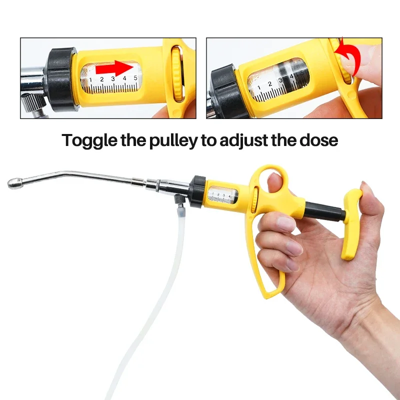 1 Pc Livestock Continuous Inje - đánh giá và giá Veterinary Syringe Gun
