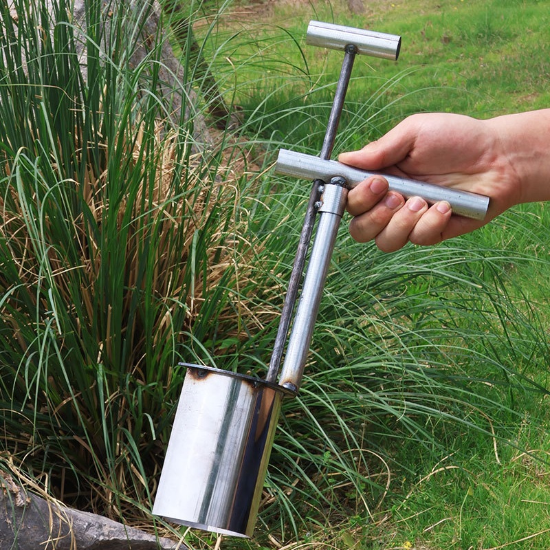 Durable Stainless Steel Handhe - đánh giá và giá Vegetable Transplanter