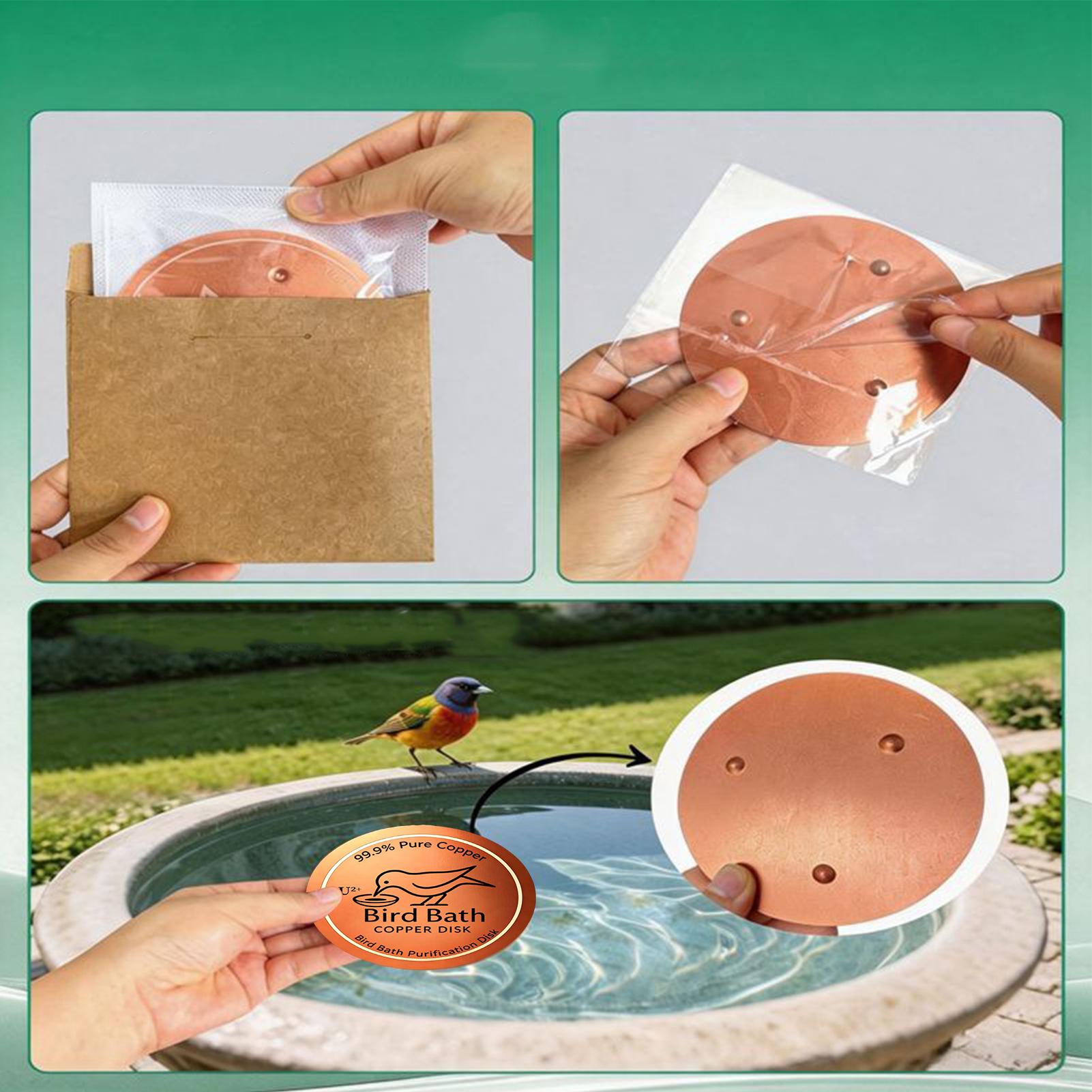 Bird Bath Copper Disk 0.6mm Th - đánh giá và giá Farming A