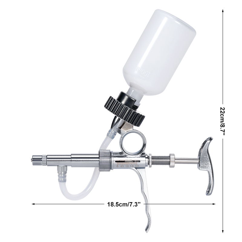 2/5ML Vaccine Injector Veterin - đánh giá và giá Veterinary Syringe Gun