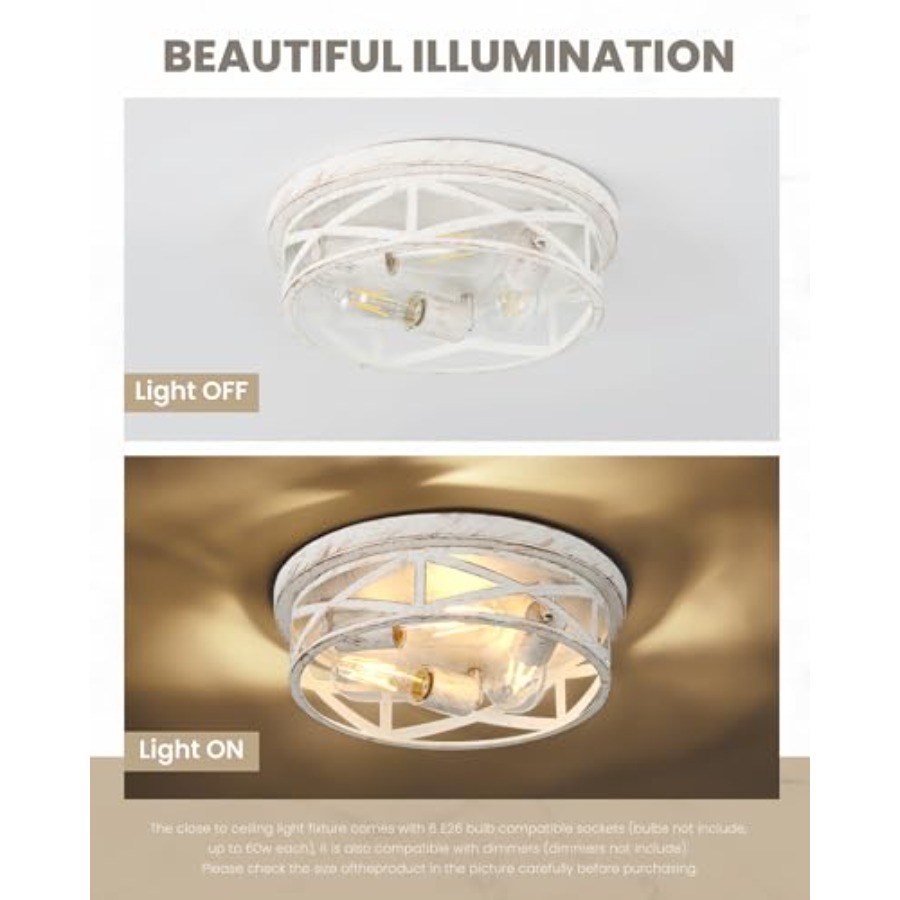 13 inch Flush Mount Ceiling Li - đánh giá và giá Farming A