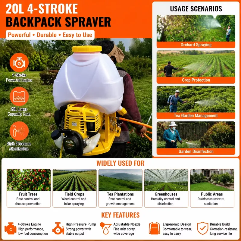 20L Imported Agricultural Back - đánh giá và giá Crop Sprayer Backpack