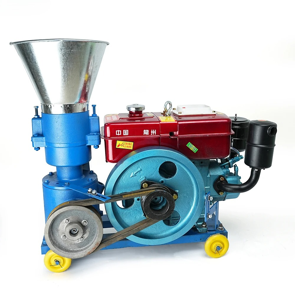 Diesel Engine Feed Pellet Mach - đánh giá và giá Wood Pellet Making Machine