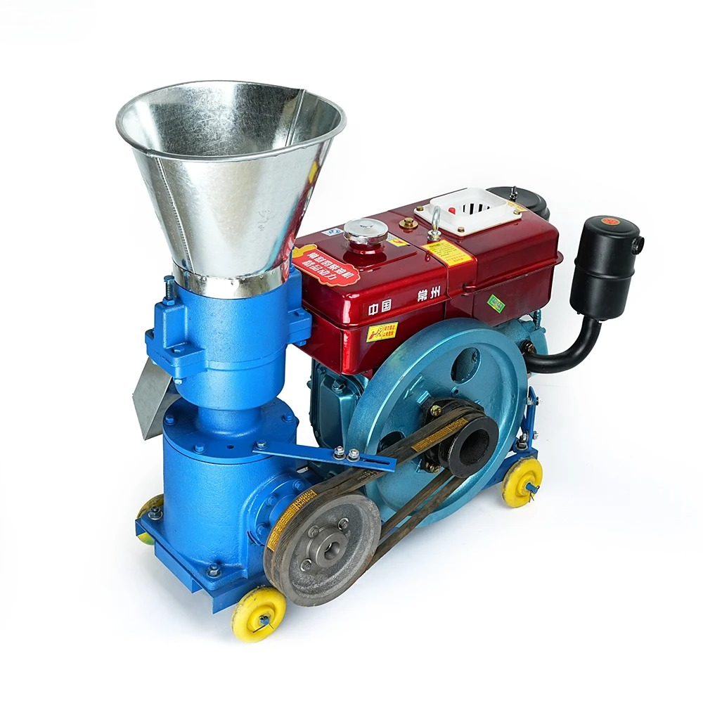 Diesel Engine Feed Pellet Mach - đánh giá và giá Wood Pellet Making Machine