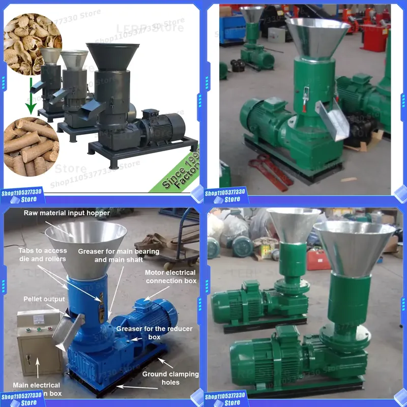 Industrial Wood Chip Briquetti - đánh giá và giá Wood Pellet Making Machine